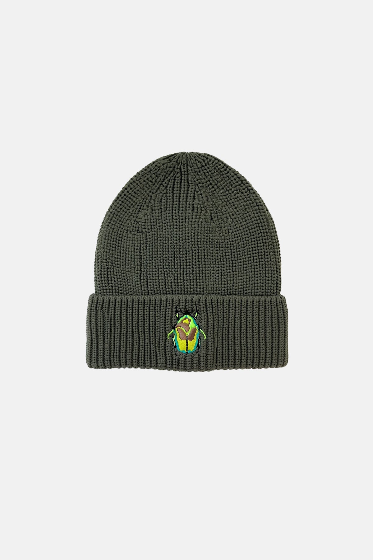 Beetle Örgü Bere - Haki