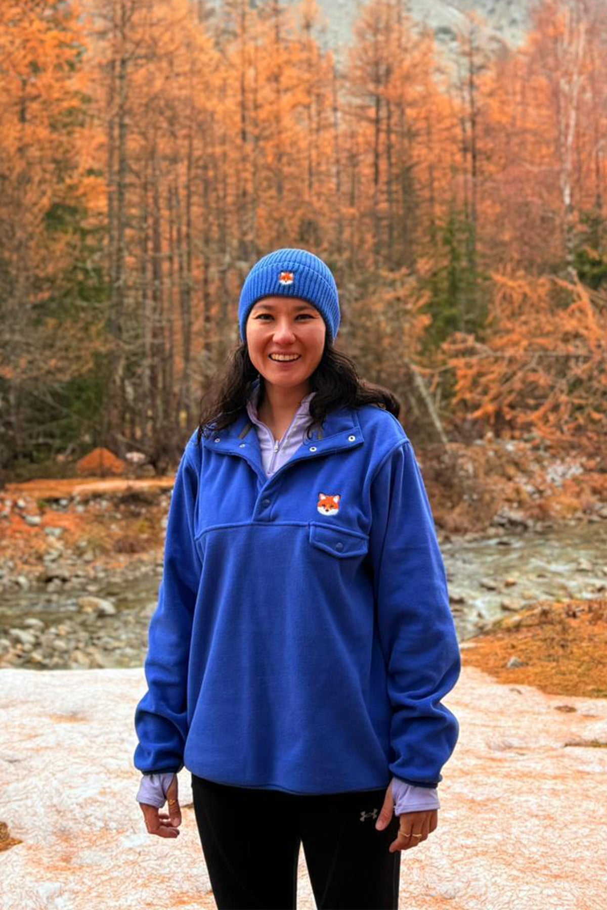 Kızıl Tilki  Bere - Saks mavi