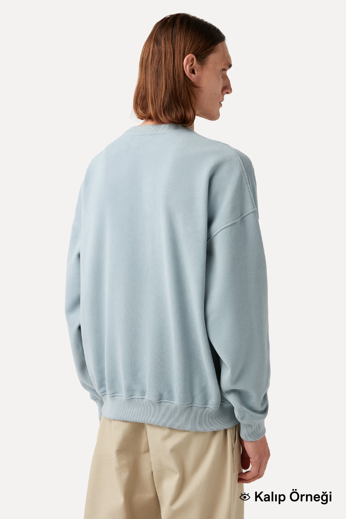 Yavru Sincap  Super Soft Oversize Sweatshirt  - Turuncu