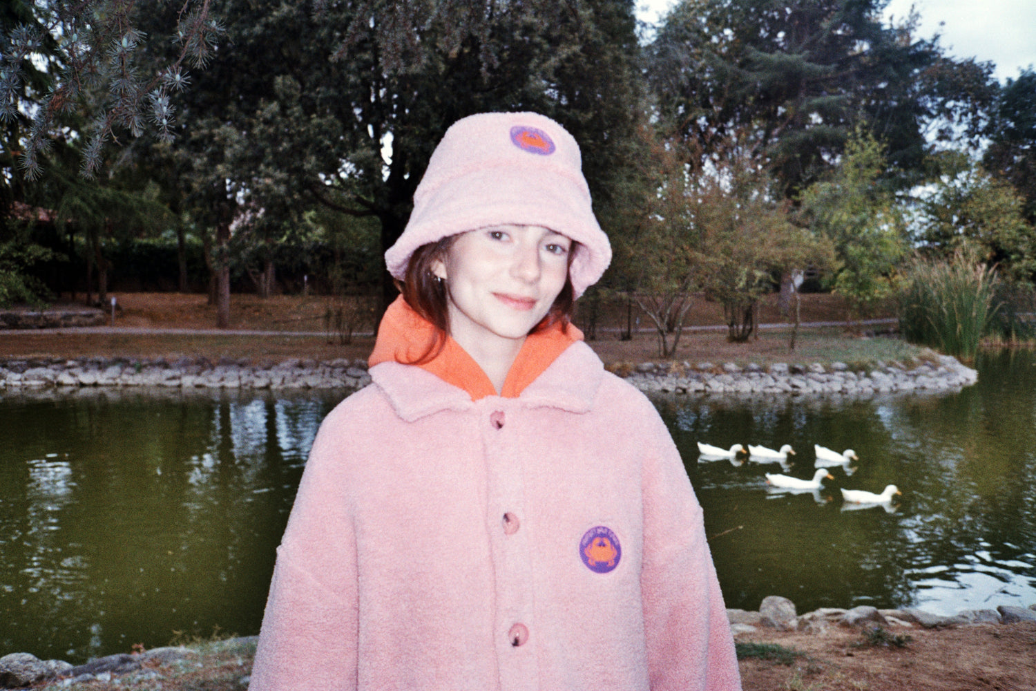 Yengeç Sherpa Ceket - Pembe