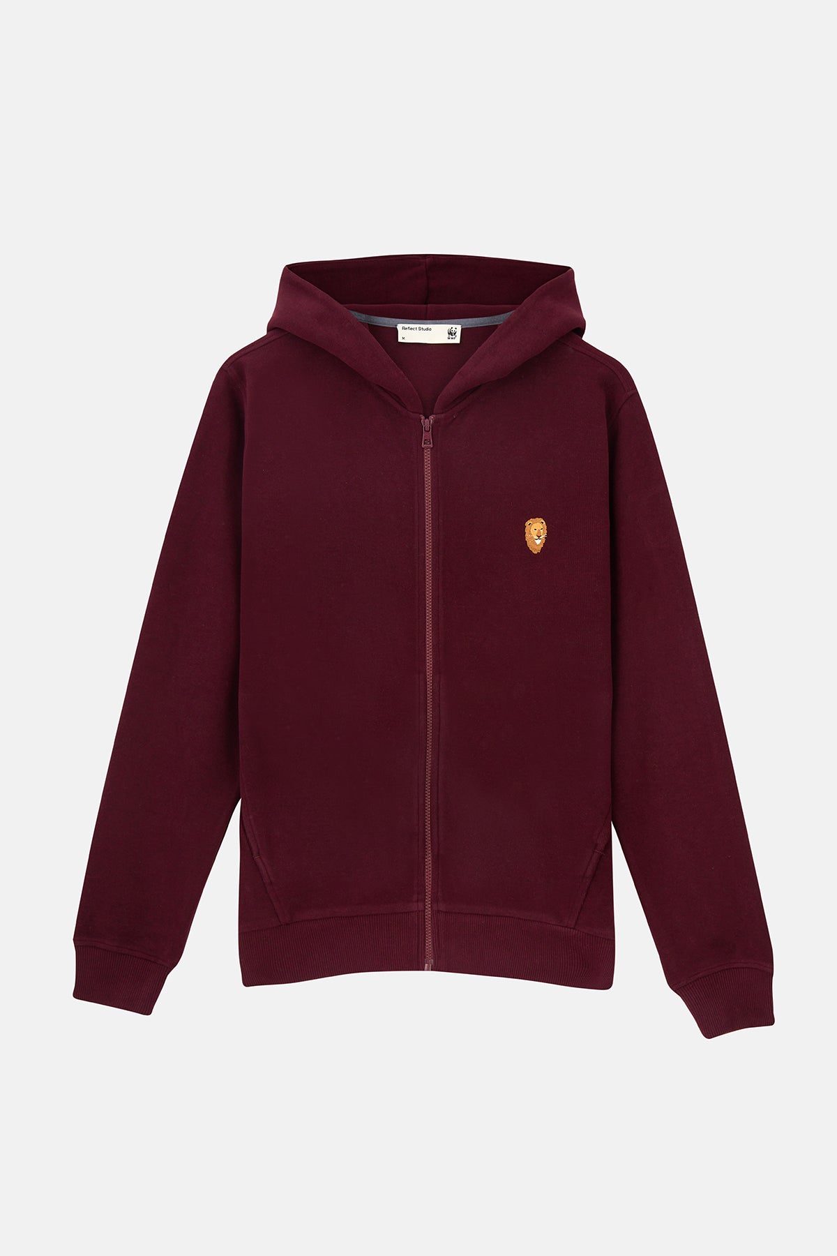 Aslan SuperSoft Cepli Full-Zip Hoodie - Bordo