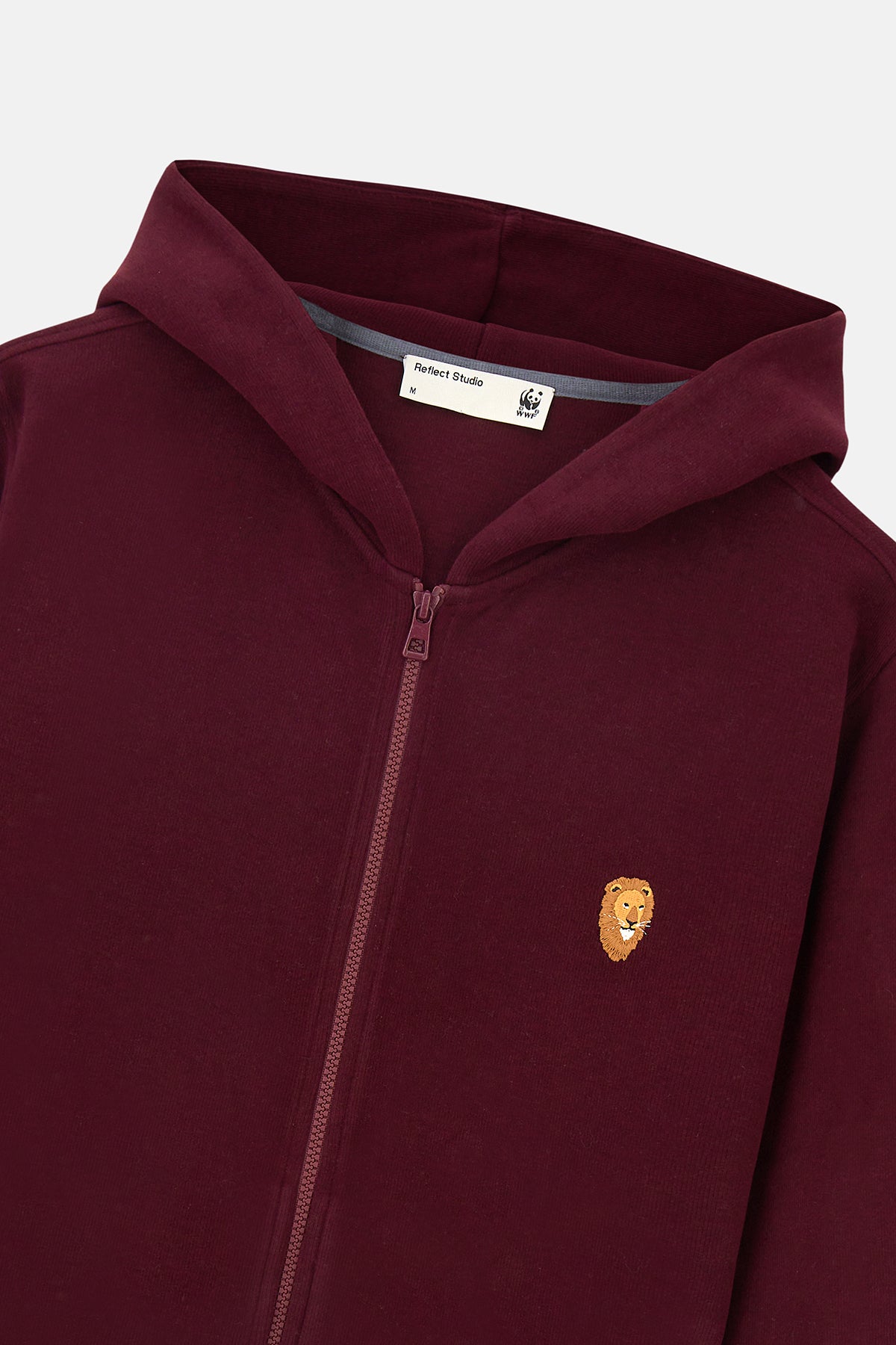 Aslan SuperSoft Cepli Full-Zip Hoodie - Bordo