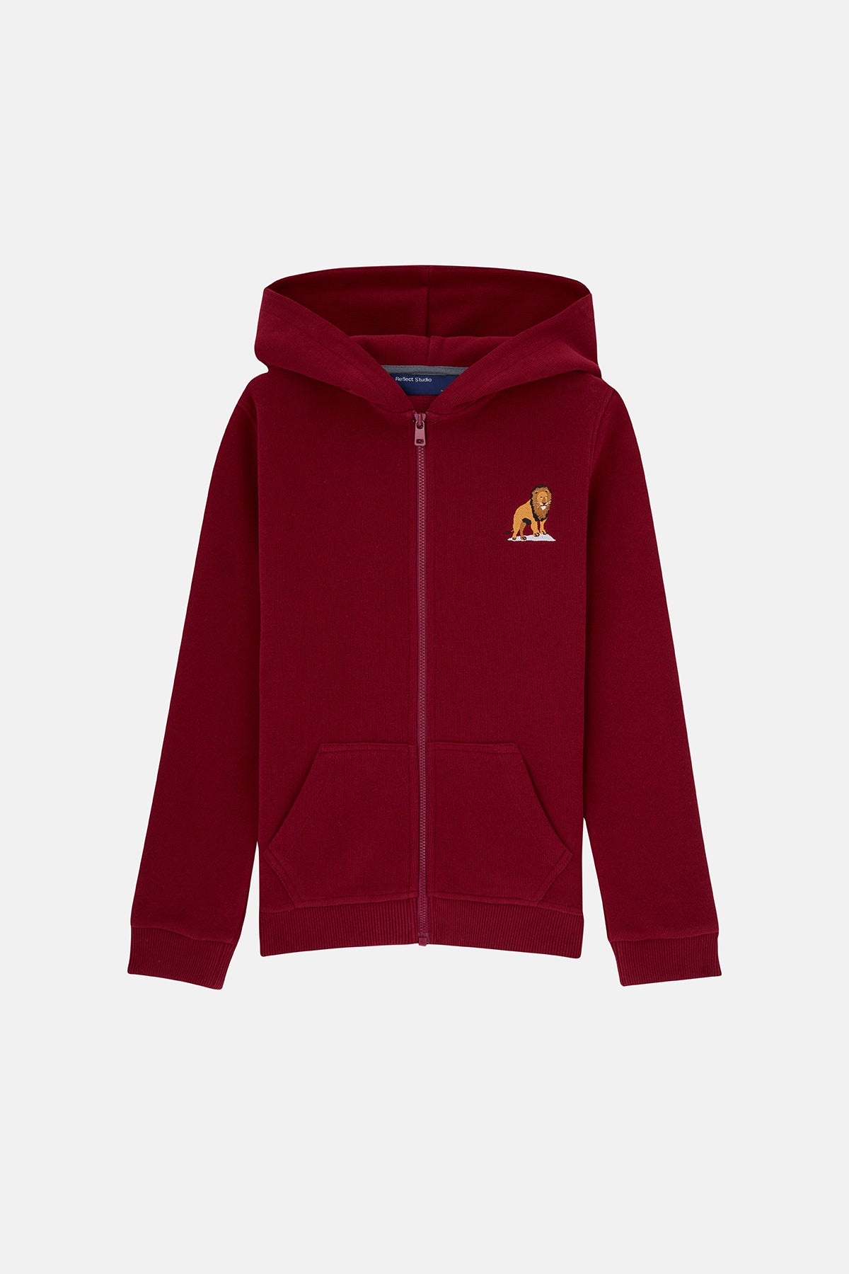 Aslan SuperSoft Kids Full Zip Hoodie - Bordo