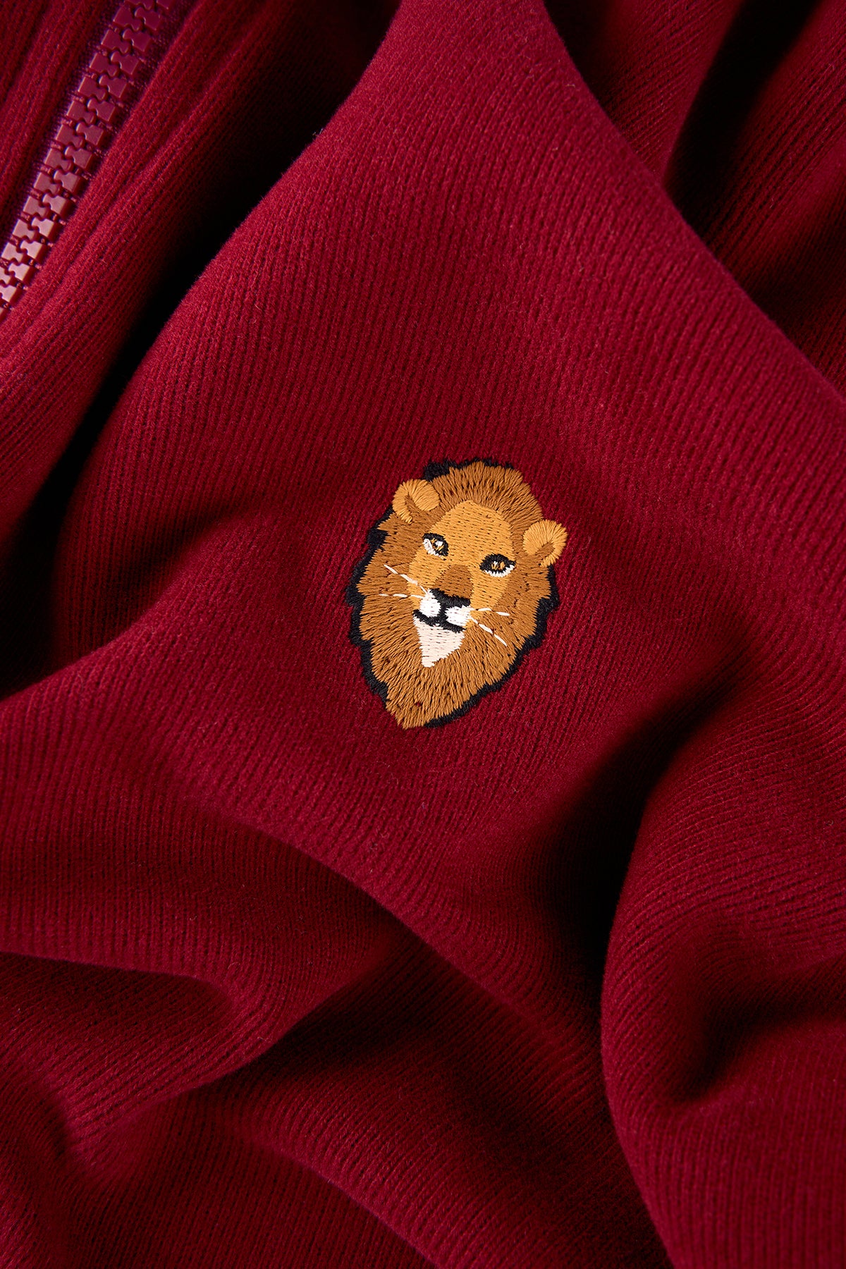 Aslan SuperSoft Full Zip Hoodie - Bordo
