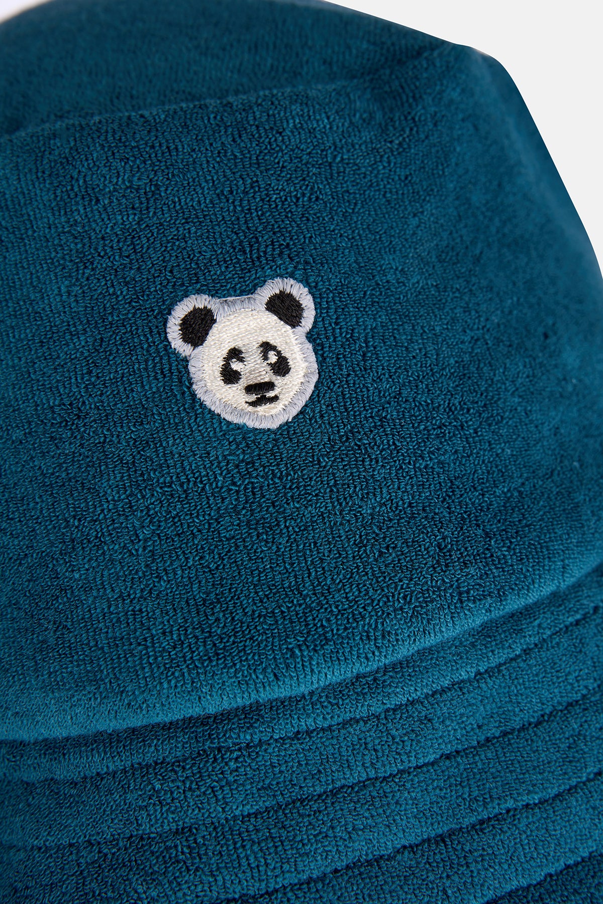 Panda Terry Balıkçı Şapka - Mavi