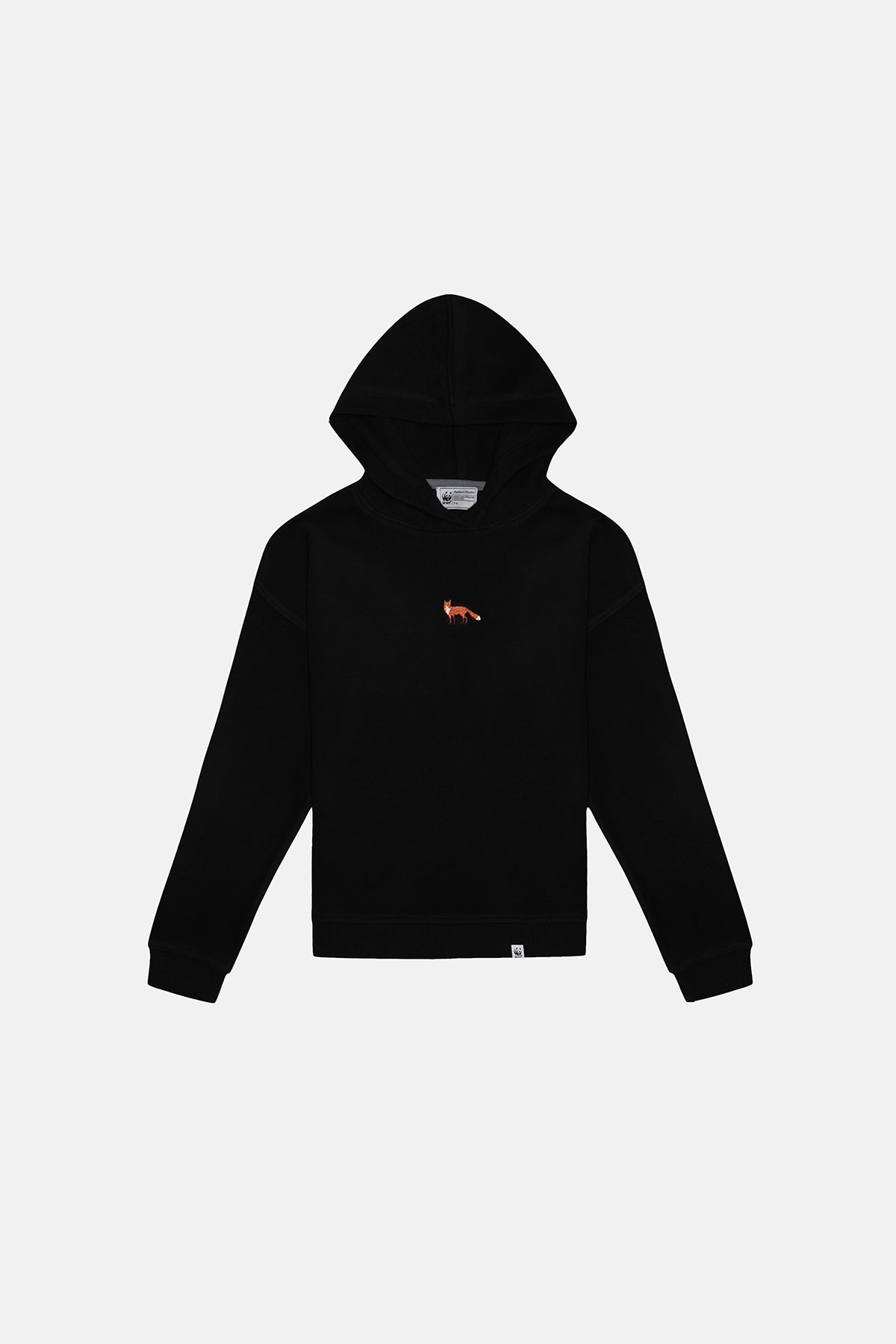 Kızıl Tilki SuperSoft Çocuk Hoodie - Siyah