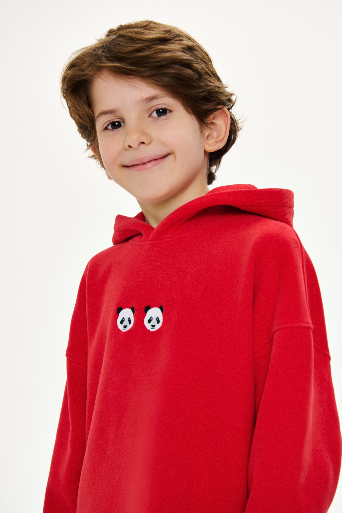 Chi & Chi SuperSoft Çocuk Hoodie - Kırmızı