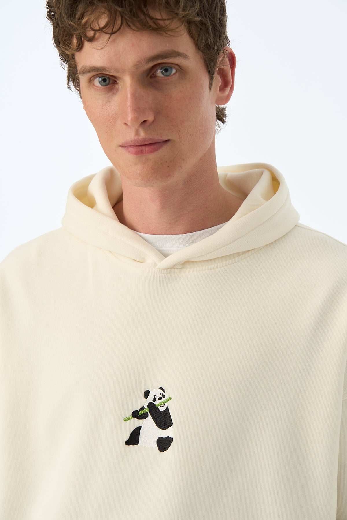 Giant Panda SuperSoft Hoodie - Ekru