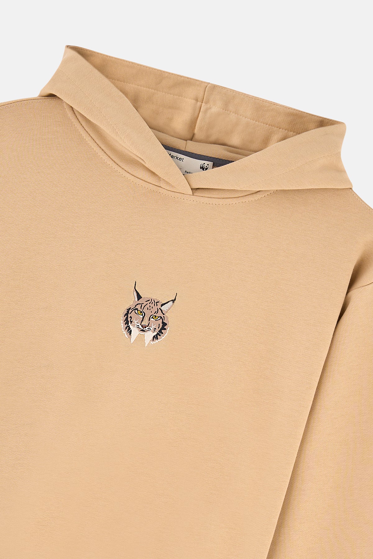 Vaşak Soft Fleece Hoodie - Latte