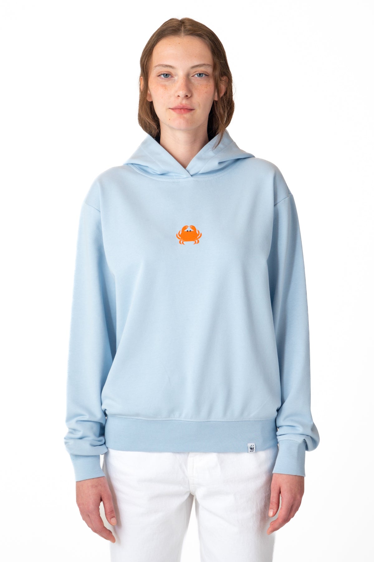Yengeç Soft Fleece Hoodie - Bebek Mavisi