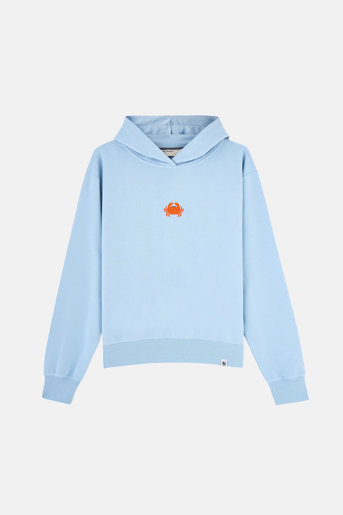 Yengeç Soft Fleece Hoodie - Bebek Mavisi