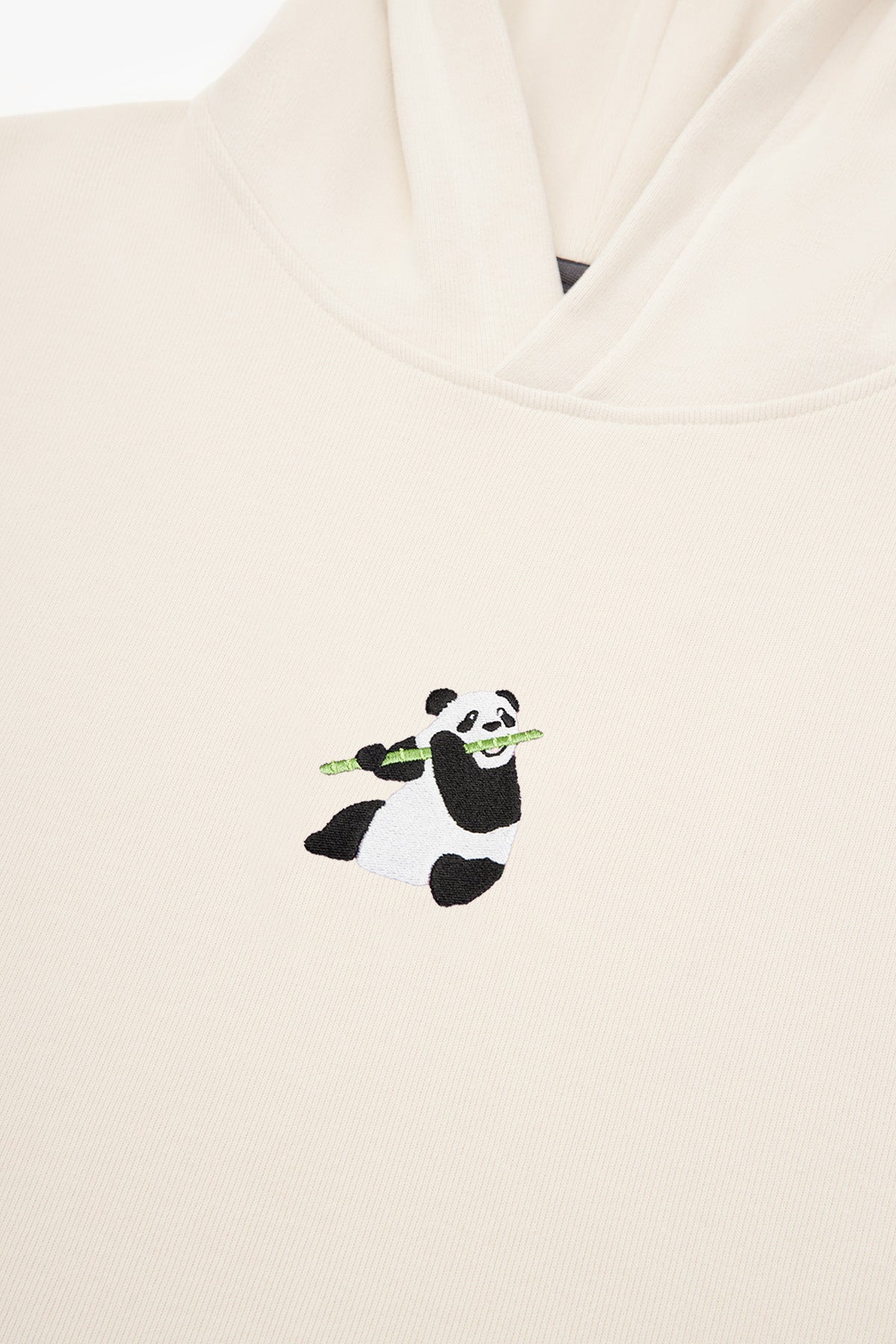 Panda Super Soft Hoodie - Krem