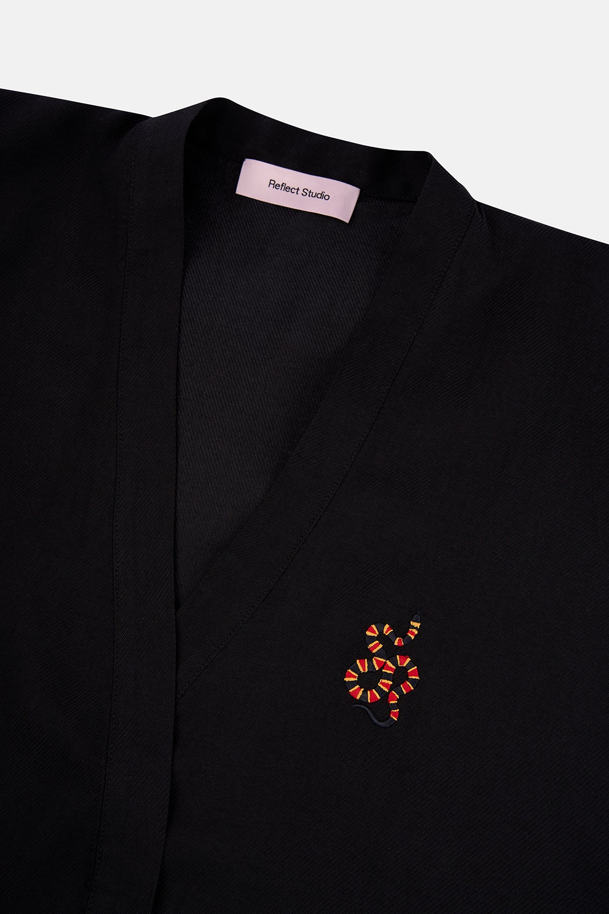 Mercan Yılanı TENCEL™  Kimono - Siyah