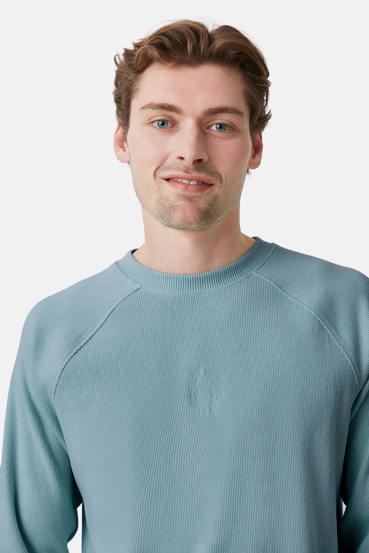 İmparator Penguen Kaşkorse Sweatshirt - Açık Mavi