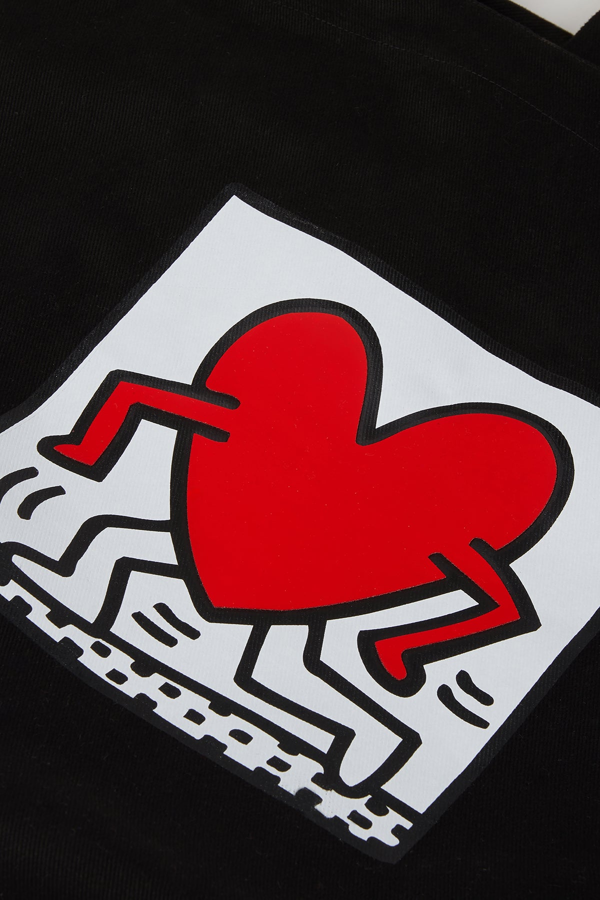 Keith Haring Love Maxi Allday Çanta - Siyah