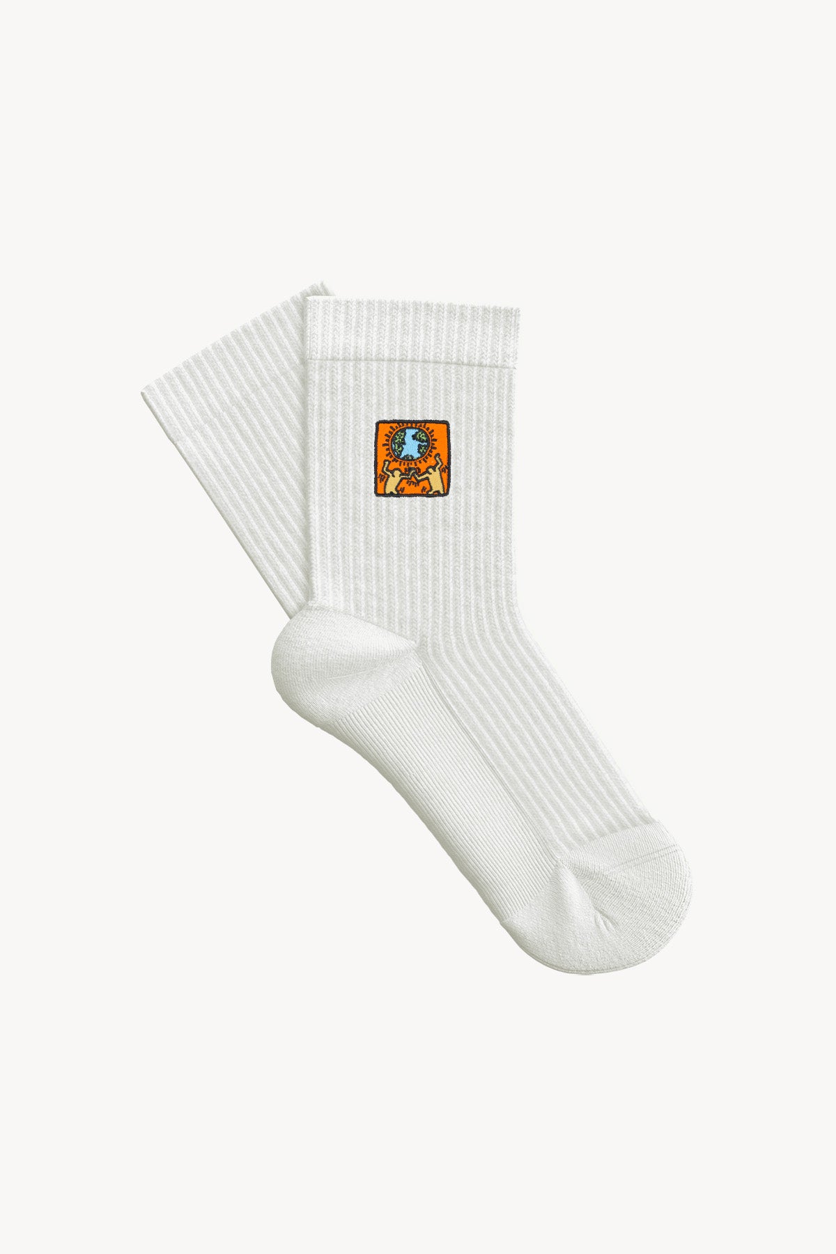 World Havlu Çorap - Beyaz