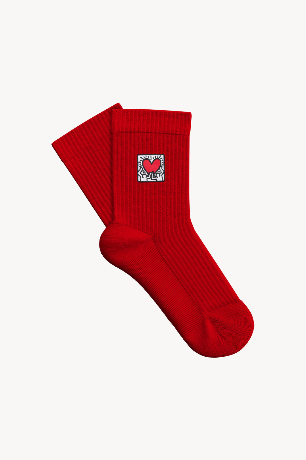 Love Havlu  Çorap - Kırmızı