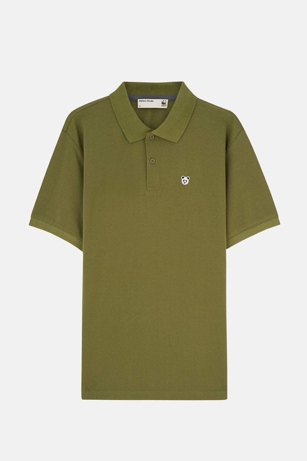 Panda Polo Yaka T-Shirt- Haki