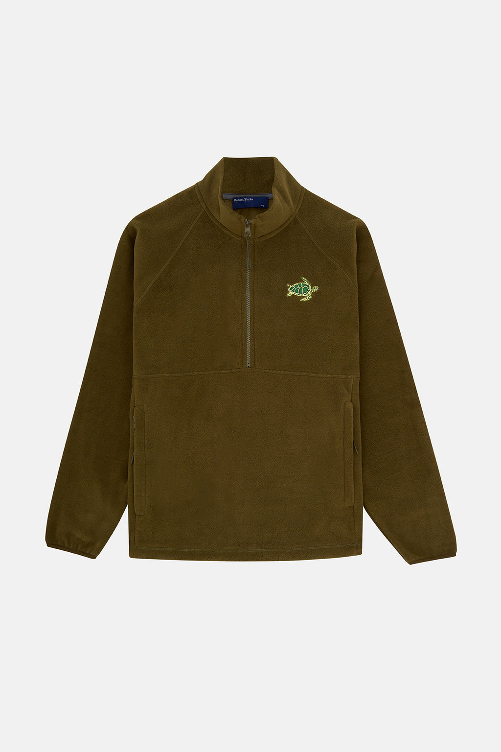 Caretta Half-Zip Polar  - Haki