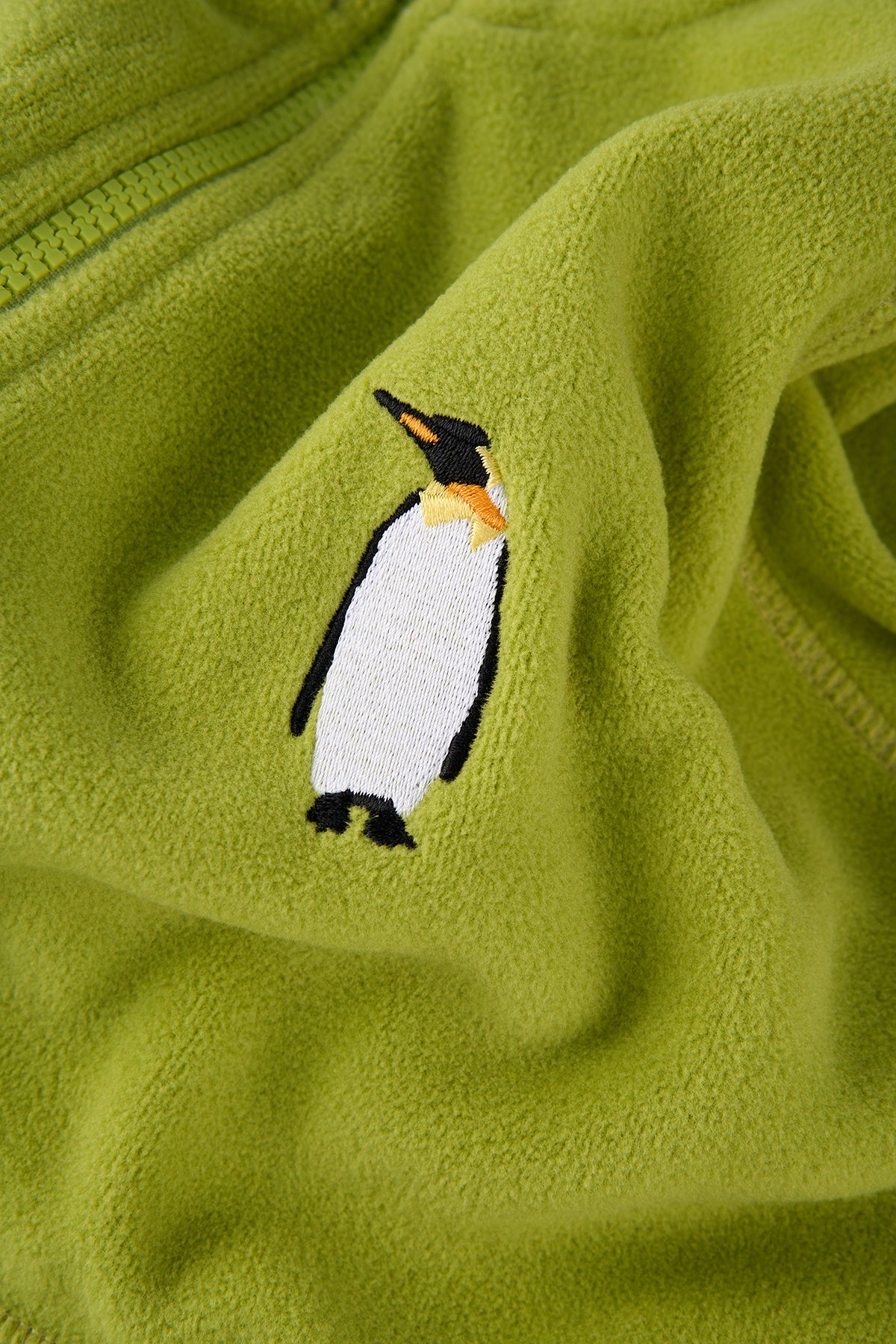 İmparator Penguen Half-Zip Polar  - Fıstık Yeşili