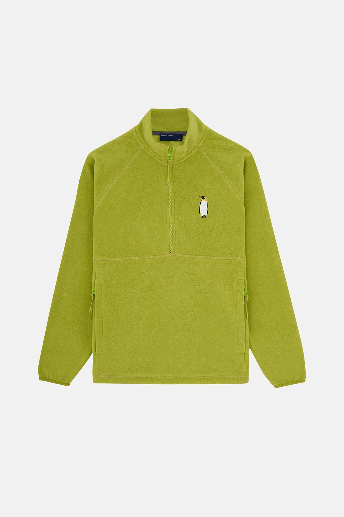 İmparator Penguen Half-Zip Polar  - Fıstık Yeşili
