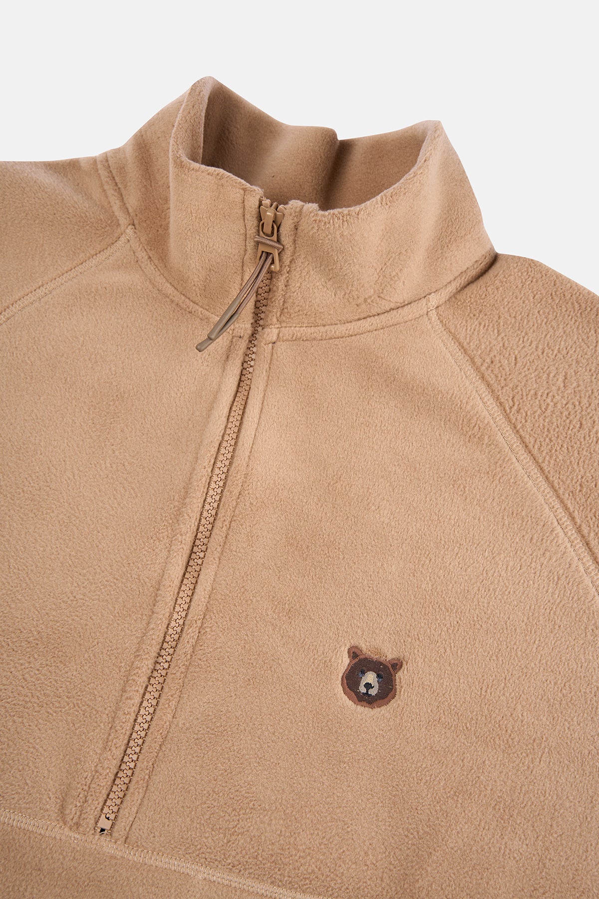 Bozayı Half-Zip Polar - Bej