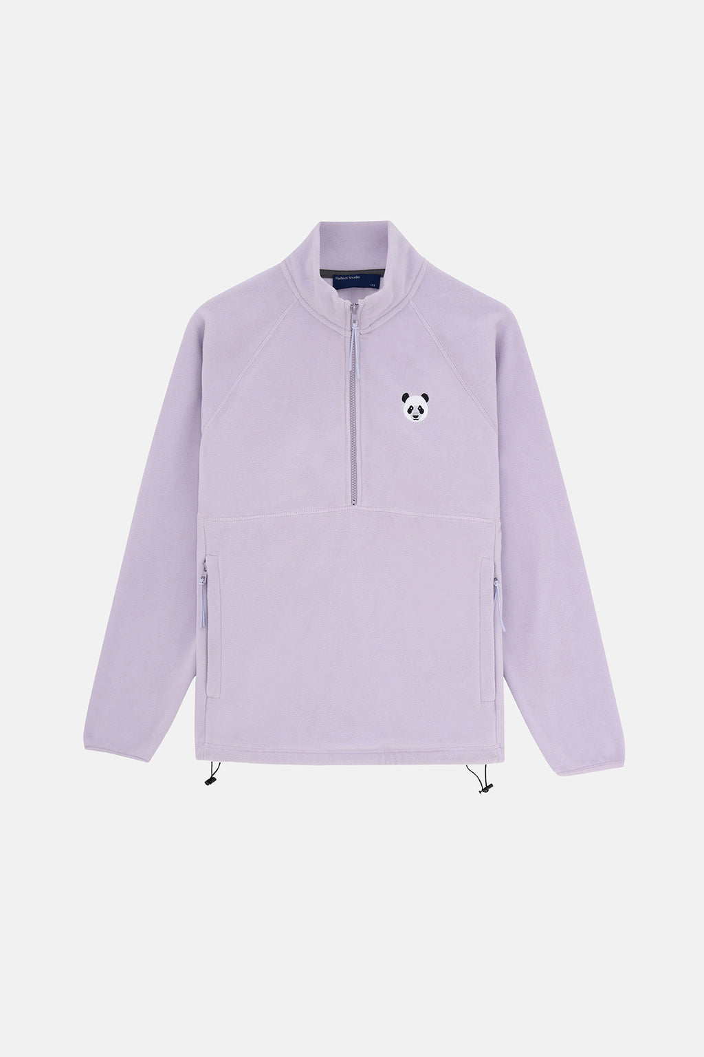 Panda Half-Zip Polar  - Lila
