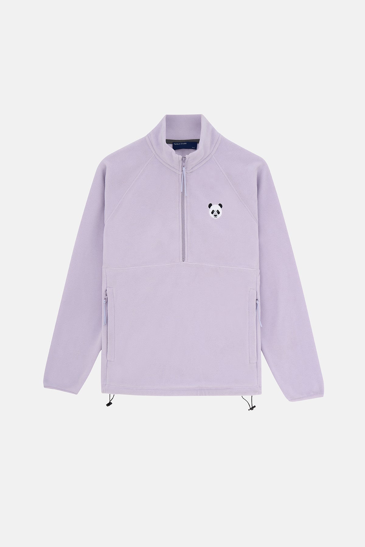 Panda Half-Zip Polar  - Lila