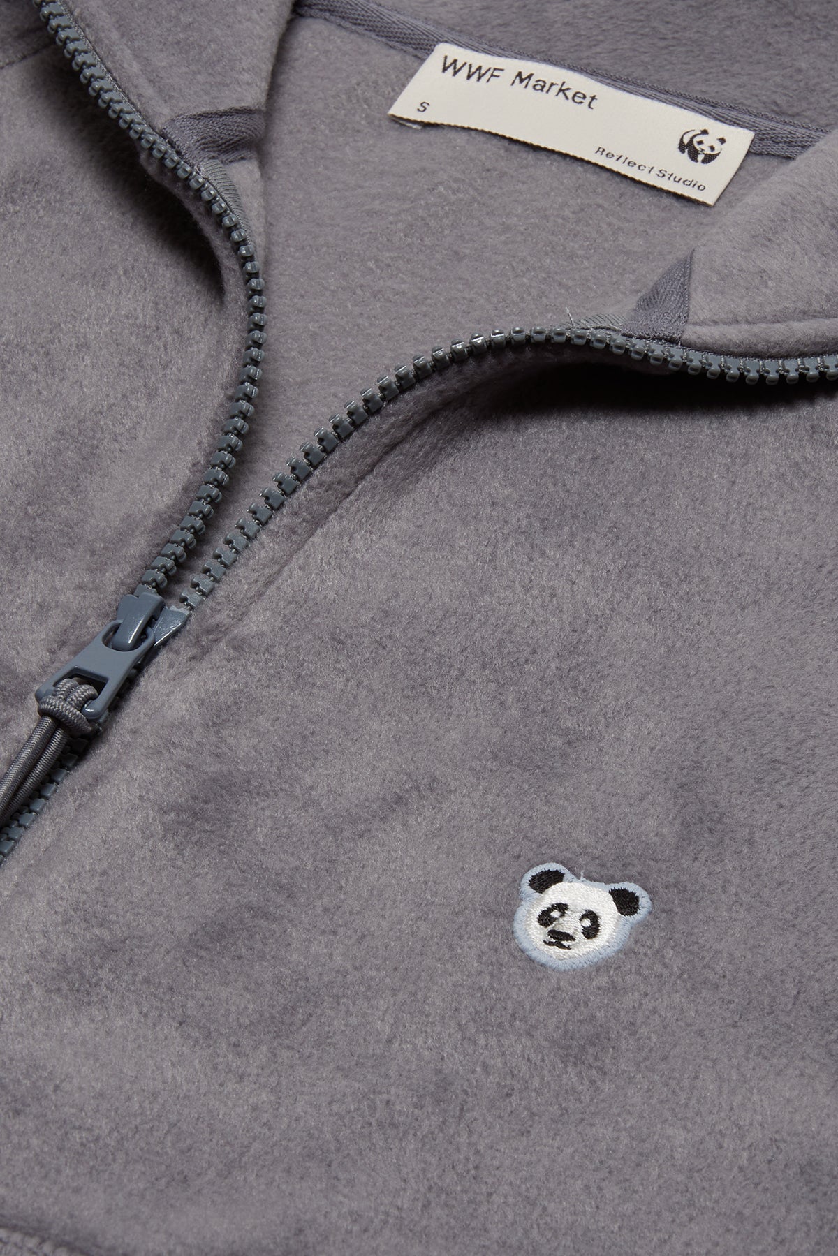 Panda Half-Zip Polar - Antrasit