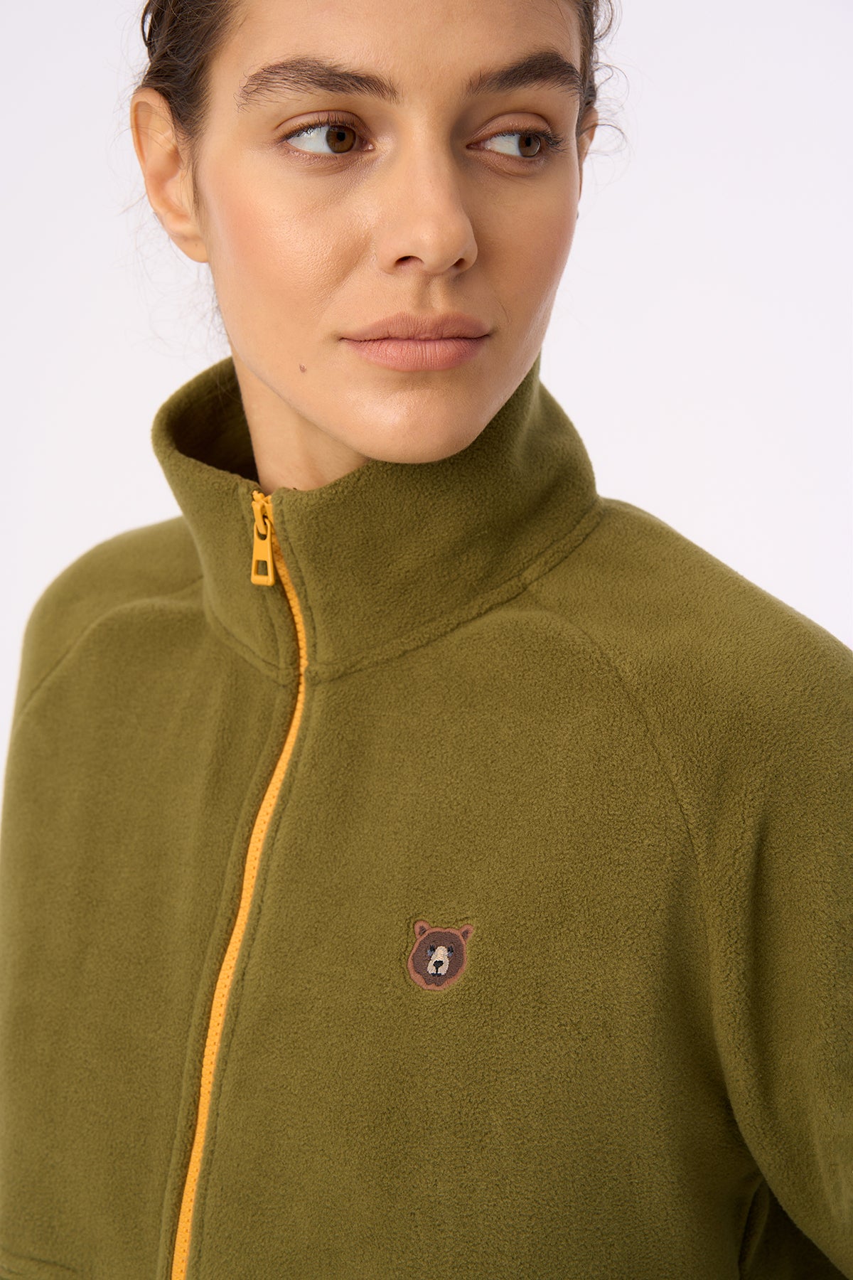 Bozayı Full-Zip Polar - Haki