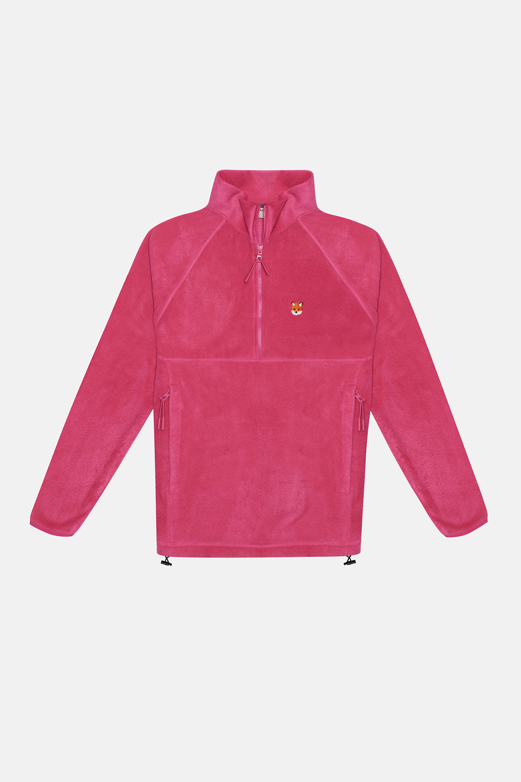 Kızıl Tilki Half-Zip Polar - Pembe