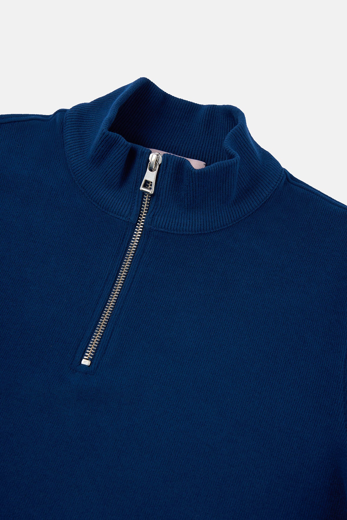 Basic SuperSoft Quarter-Zip Sweatshirt - Lacivert