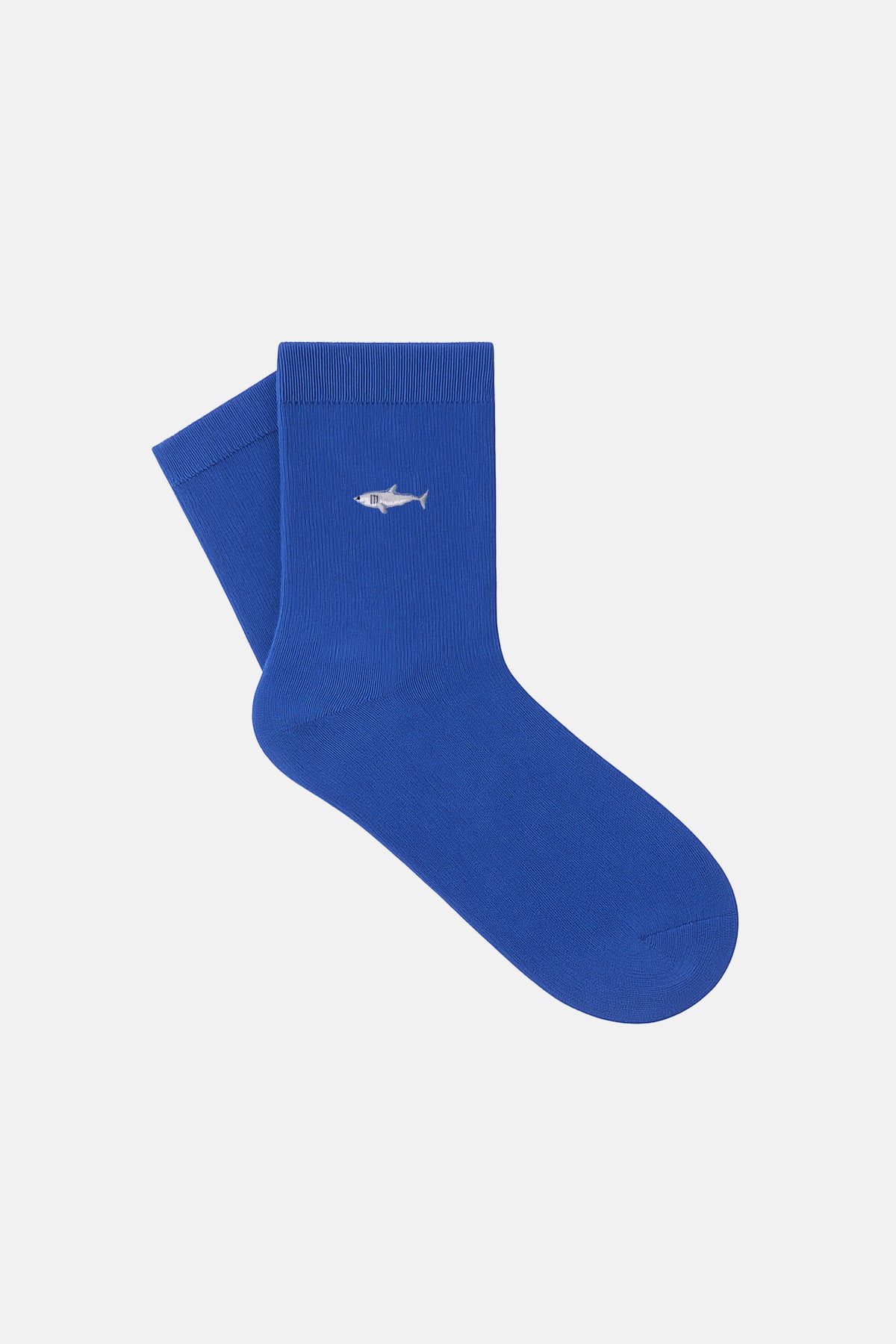 Büyük Beyaz Köpekbalığı Bambu Çorap - Mavi