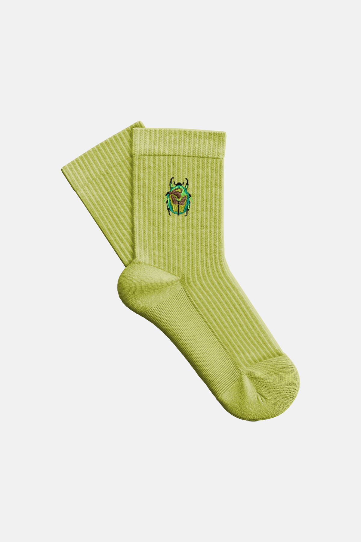 Beetle Havlu Çorap - Yeşil