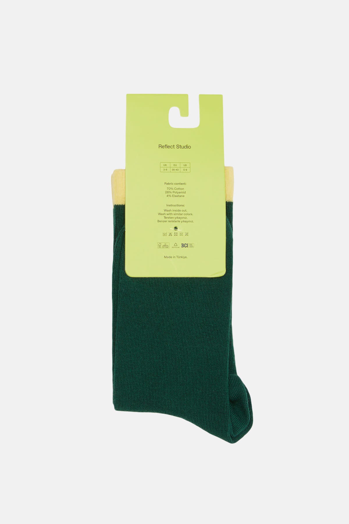 Living Planet Çorap - Yeşil/Sarı