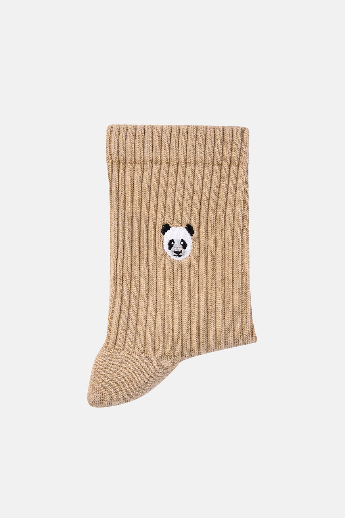 Panda Havlu Çorap - Ekru