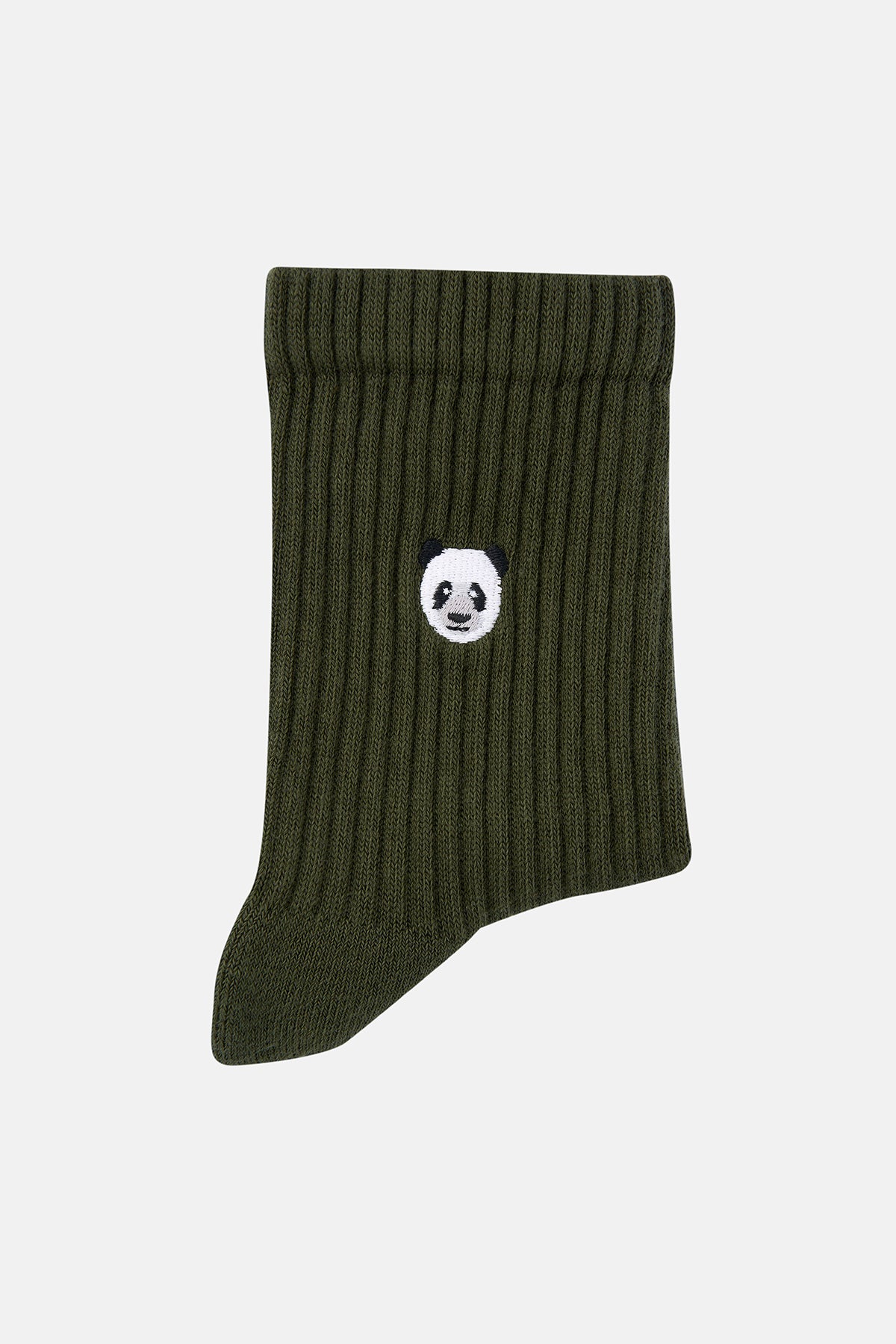 Panda Havlu Çorap - Nefti Yeşil