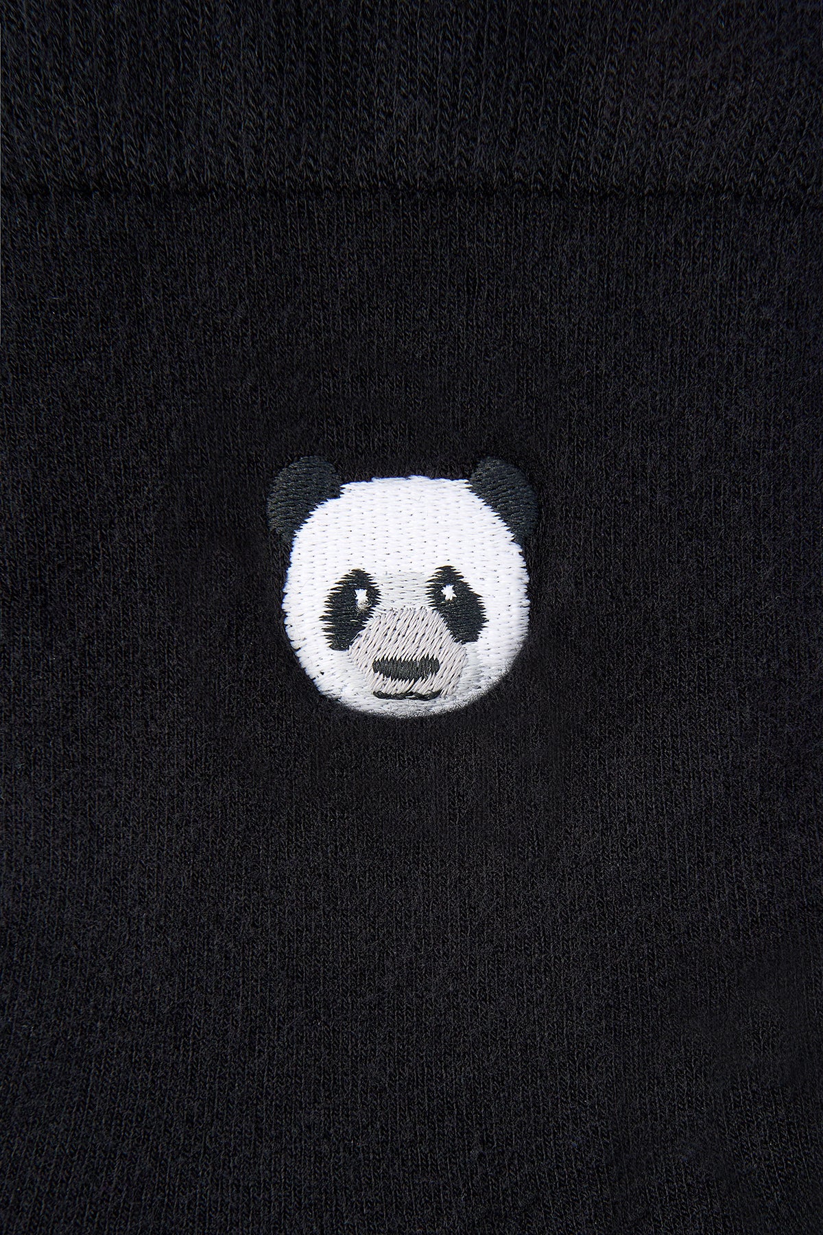 Panda Bambu Çorap - Siyah