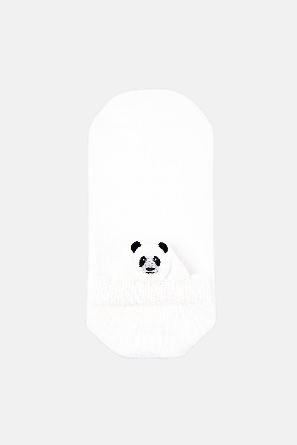 Panda Pull Çorap - Beyaz