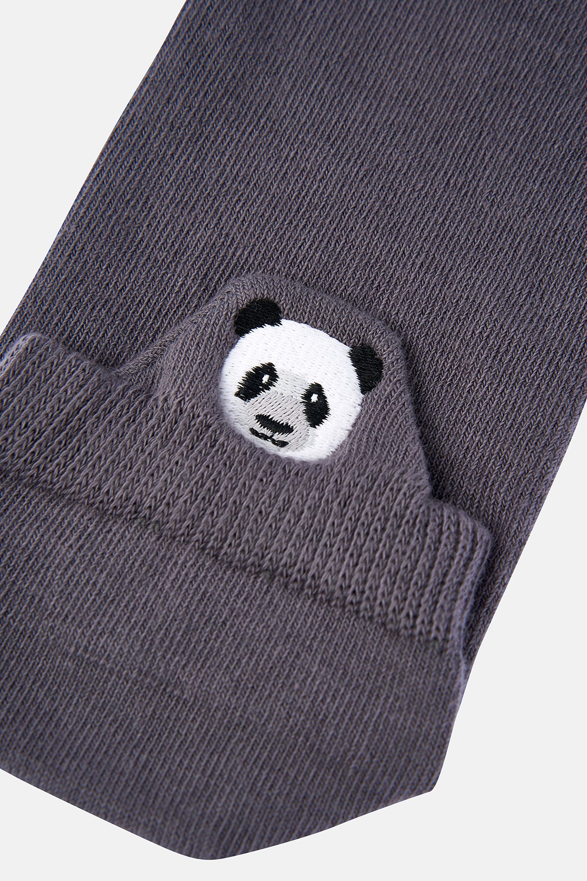Panda Pull Çorap - Gri