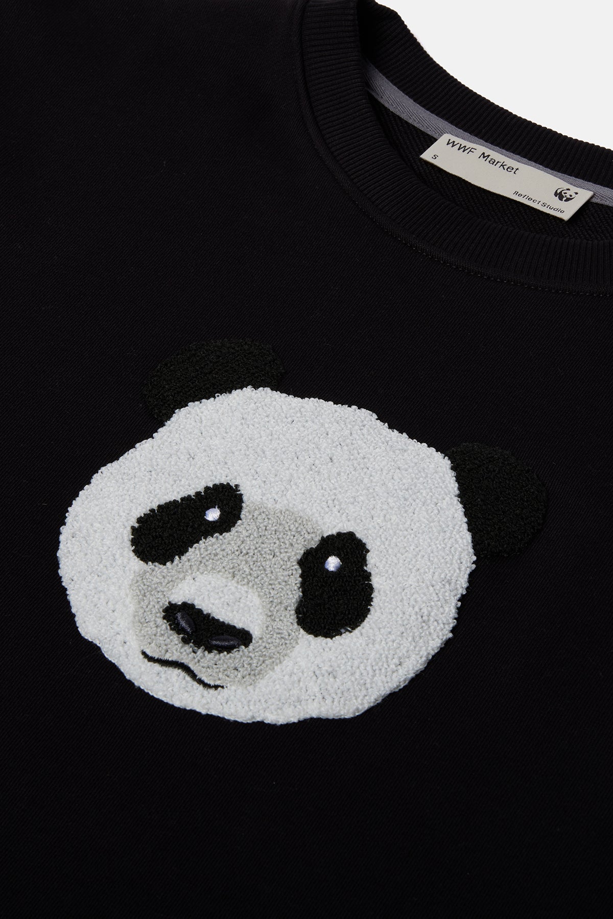 Panda Punch Sweatshirt - Siyah