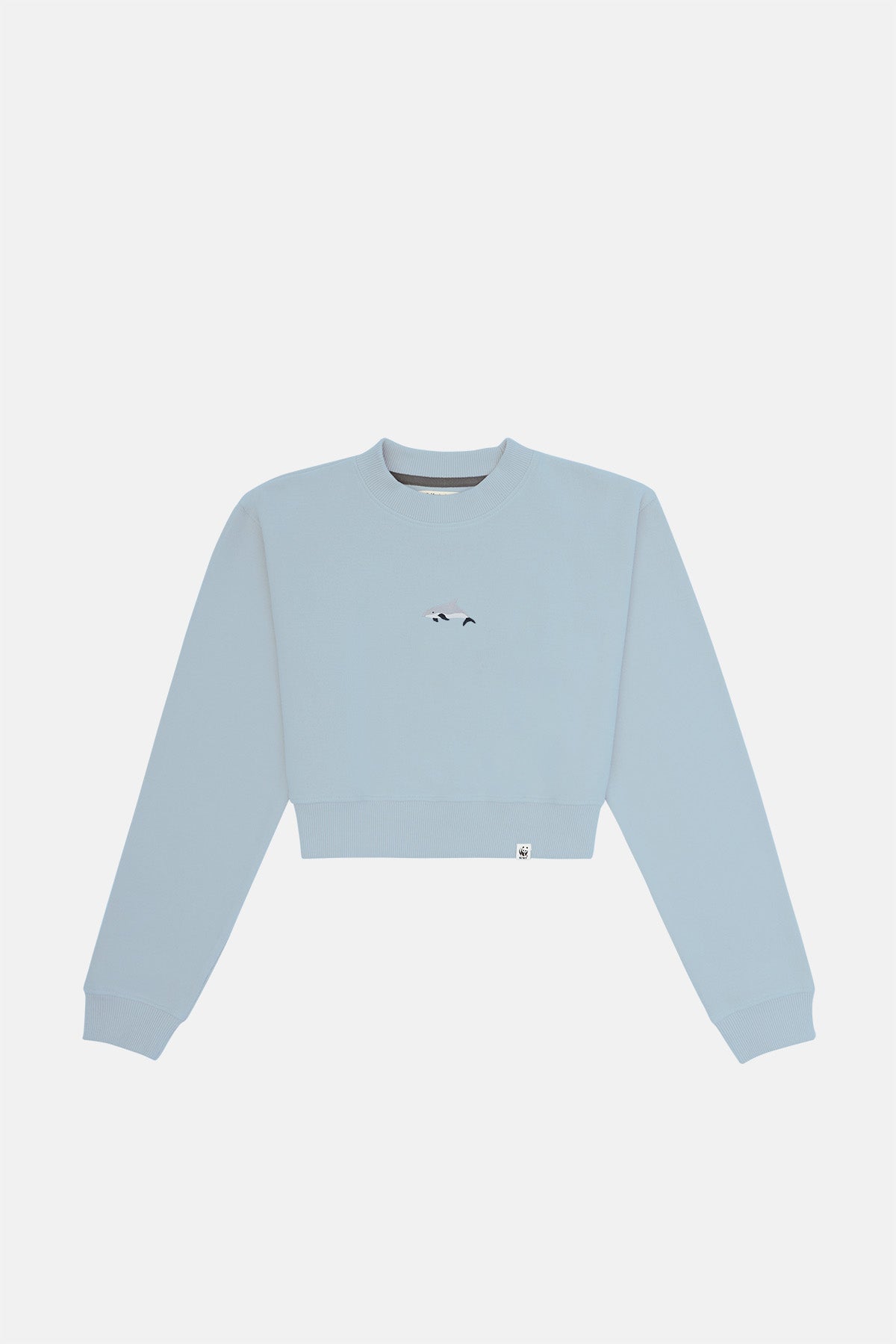 Yunus  Super Soft Crop Sweatshirt - Mavi