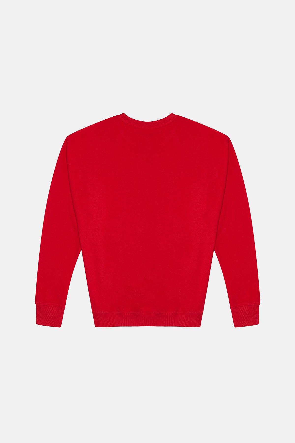 Panda Super Soft Oversize Sweatshirt  - Kırmızı
