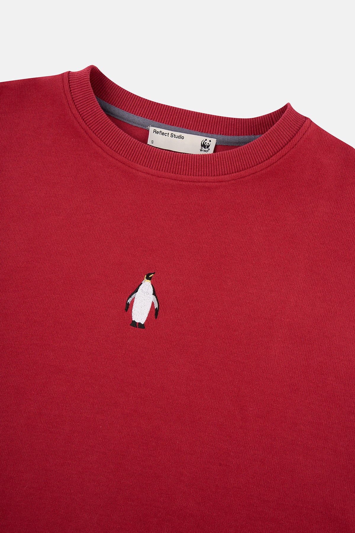 İmparator Penguen SuperSoft Sweatshirt - Kırmızı