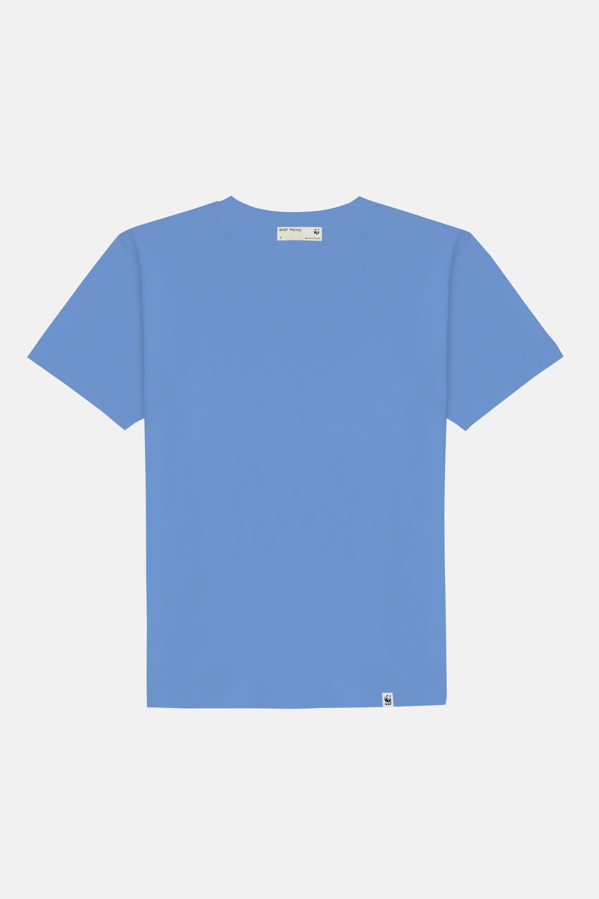 Basic Erkek Light-Weight T-shirt - Mavi
