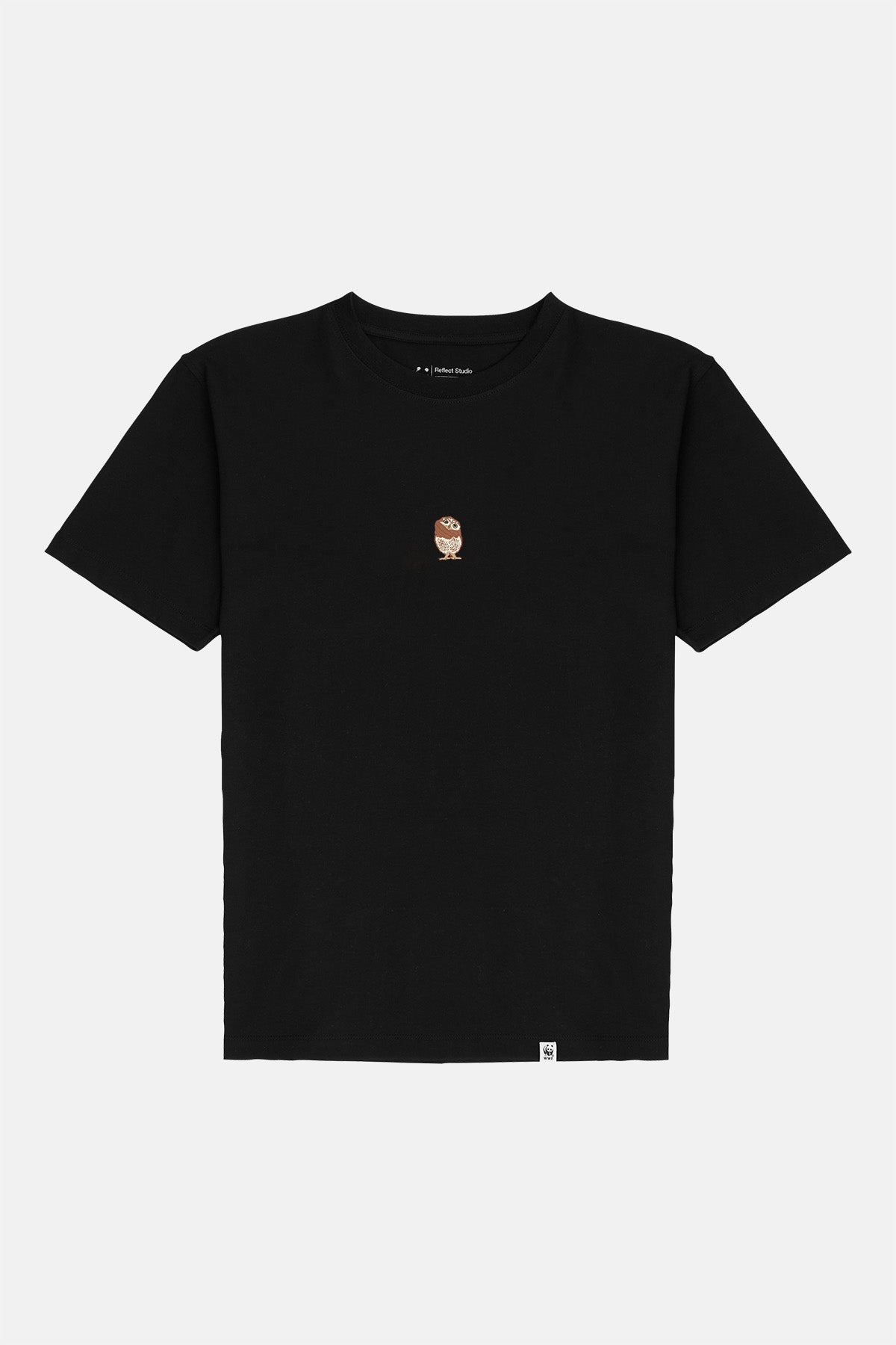 Cin Baykuşu Soft T-Shirt - Siyah