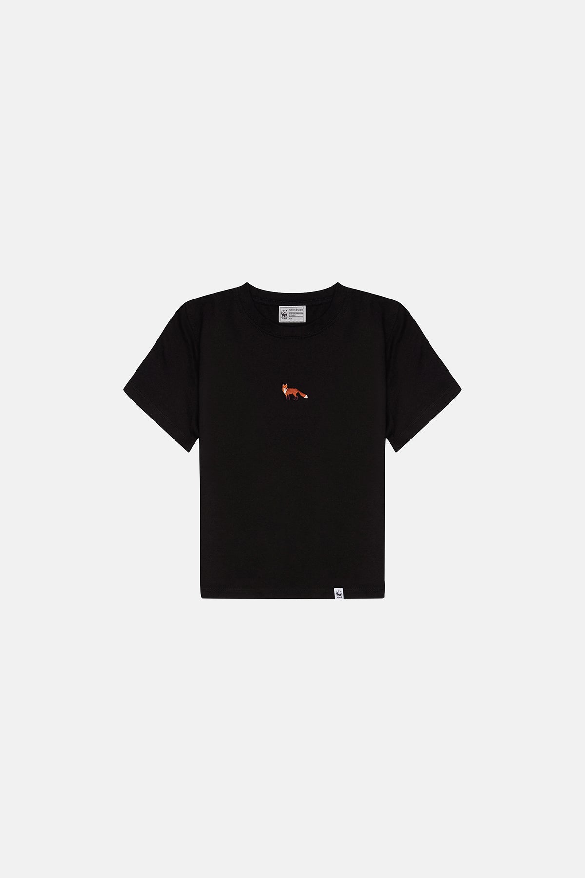 Kızıl Tilki Supreme Çocuk T-shirt - Siyah