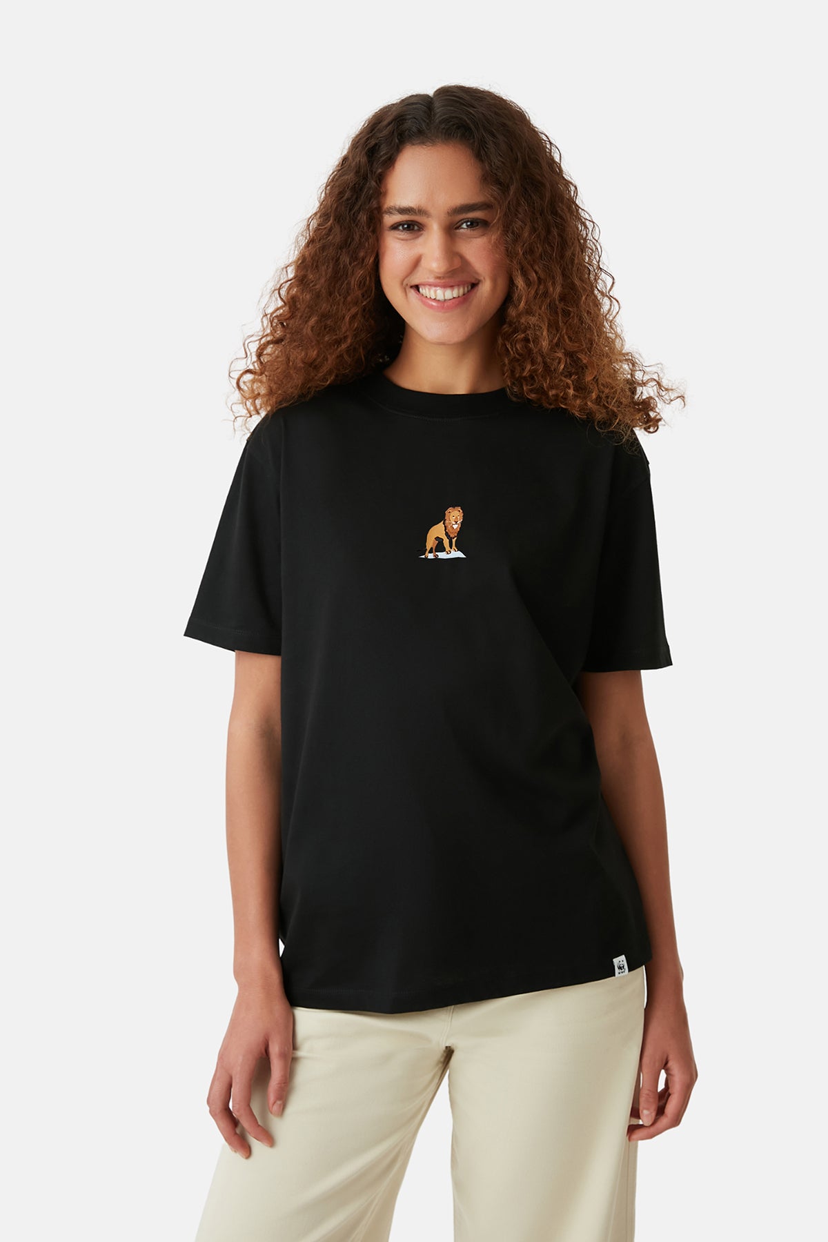 Aslan Light-Weight T-shirt - Siyah