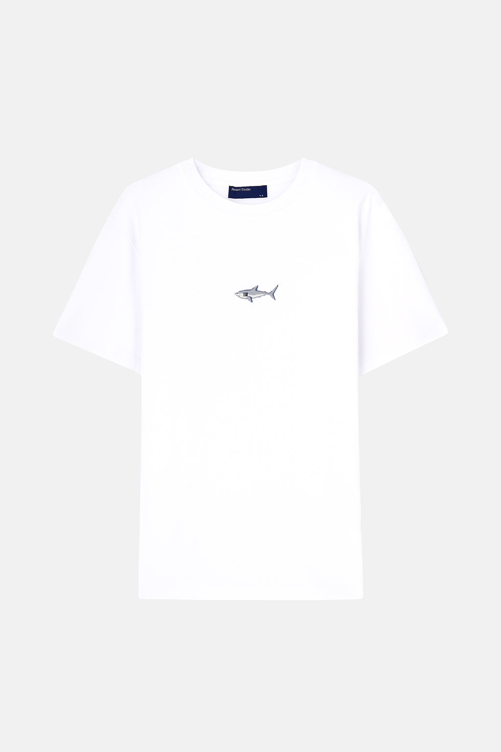 Büyük Beyaz Köpekbalığı Premium T-shirt - Beyaz