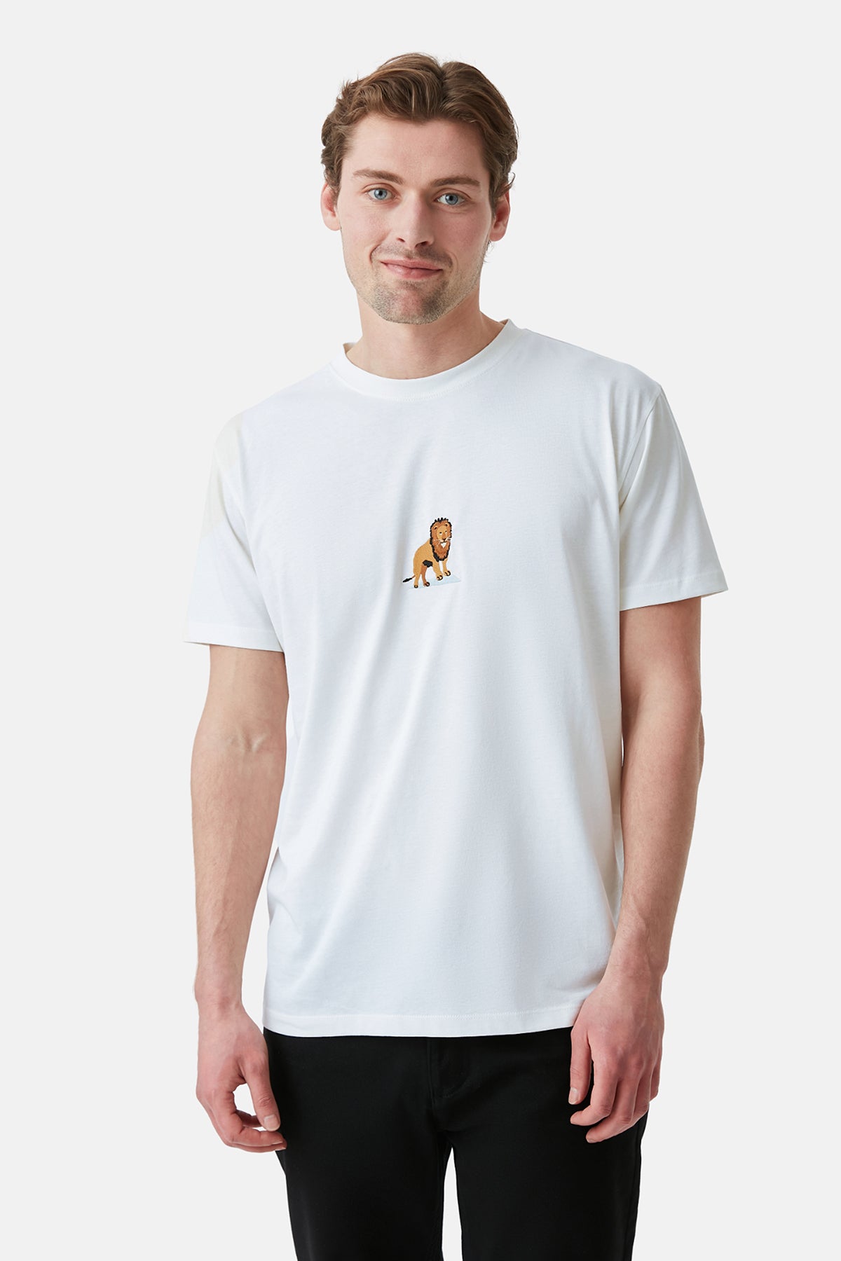 Aslan Light-Weight T-shirt - Beyaz